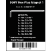 ZESTAW KLUCZY TRZPIENIOWYCH Z KULKĄ HEX PLUS 7CZ, MAGNETYZER