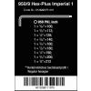 ZESTAW KLUCZY TRZPIENIOWYCH IMPERIAL 950/9 HEX PLUS 9 CZ,