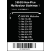 ZESTAW KLUCZY IMBUSOWYCH TRZPIENIOWYCH HEX PLUS 9SZT