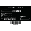 KLUCZ DYNAMOMETRYCZNY CLICK-TORQUE E C 3 SET 2, 40-200NM
