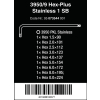 ZESTAW KLUCZY TRZPIENIOWYCH METRYCZNYCH HEX PLUS 9CZĘŚĆ