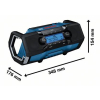 RADIO AKUMULATOROWE GPB 18V-2 SC DAB+/FM 0*AH