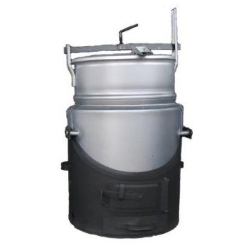 PARNIK Z SZAMOTEM CZARNY 60 L