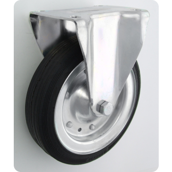 KOŁO METAL-GUMA 200MM OBUDOWA STAŁA 63