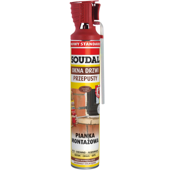 PIANKA MONTAŻOWA WĘŻYKOWA SOUDAL GENIUS GUN 500ML
