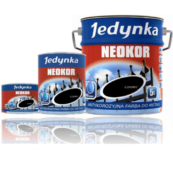 ANTYKOROZYJNA FARBA PODKŁADOWA NEOKOR CZARNY 1L
