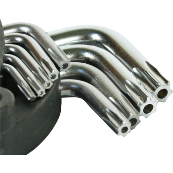 KOMPLET KLUCZY TORX TYP L T10-T50 9SZT. DŁUGIE