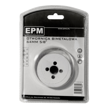 OTWORNICA BI-METALOWA 64MM UCHWYT 5/8''