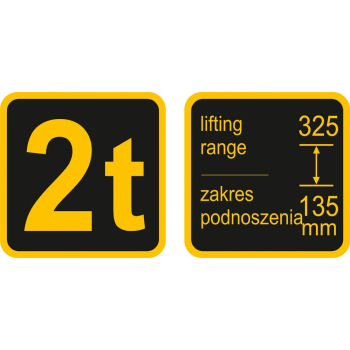 PODNOŚNIK HYDRAULICZNY ŻABA 2T