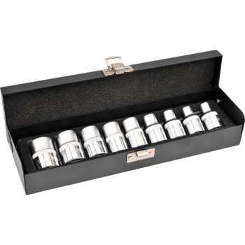 KLUCZE NASADOWE TORX E10-24 ZESTAW 9-SZTUKOWY