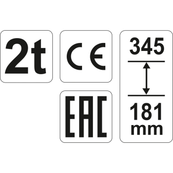 PODNOŚNIK HYDRAULICZNY SŁUPKOWY 2T