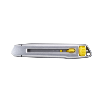 NÓŻ INTERLOCK METALOWY OSTRZE ŁAMANE 18MM KARTA