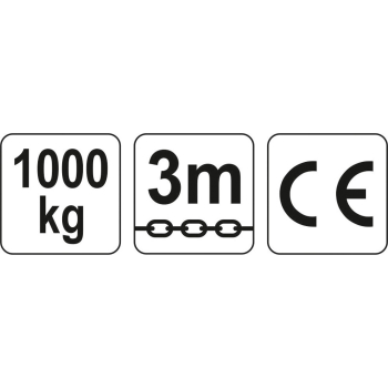 WCIĄGNIK ŁAŃCUCHOWY 1.0T