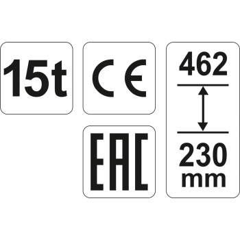 PODNOŚNIK HYDRAULICZNY SŁUPKOWY 15T