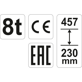 PODNOŚNIK HYDRAULICZNY SŁUPKOWY 8T