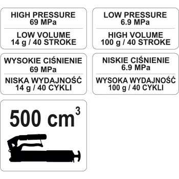 SMAROWNICA WZMOCNIONA DWUSEKCYJNA 0,5L