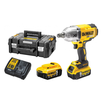 KLUCZ UDAROWY XR 1/2'' 18V 2*5.0AH + KUFER