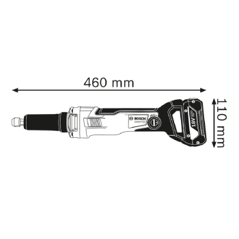 SZLIFIERKA PROSTA AKUMULATOROWA GGS 18V-23 LC 0*AH