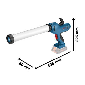 PISTOLET DO SILIKONU I KLEJU GCG-600 18V 0*AH