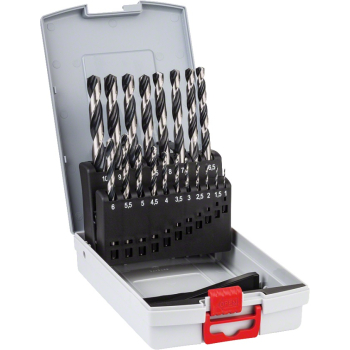 ZESTAW WIERTEŁ 19 SZT. POINTTEQ DO METALU 1-10MM.