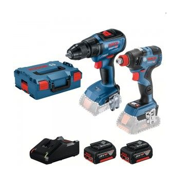 ZESTAW 18 V WIERTARKO-WKR. GSR18V-50+KLUCZ GDX18V-200 2*4.0A