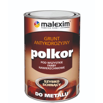 SZYBKOSCHNĄCY ANTYKOROZYJNY GRUNT POLKOR SZARY JASNY 1,0L