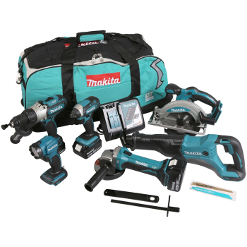 ZESTAW COMBO 18V DTD152+DHP451+DSS610+DGA452+DJR186+DML815