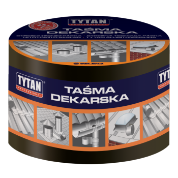 TAŚMA USZCZELNIAJĄCA DEKARSKA 15CM*10MB ANTRACYT / C. BRĄZ