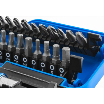 ZESTAW BITÓW Z GRZECHOTKĄ 1/4'' 26 ELEMENTÓW