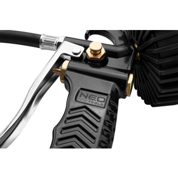 PISTOLET DO POMPOWANIA Z MANOMETREM O 63MM,DŁUGA KOŃCÓWKA