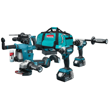 ZESTAW COMBO LXT18V DGA504+DDF486+DTD153+DHR243+DX07 2*5.0AH