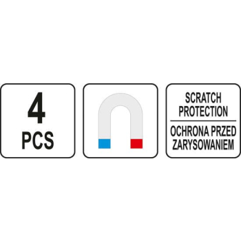 ZESTAW PÓŁEK MAGNETYCZNYCH 4SZTUKI