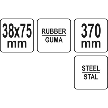 WAŁEK DOCISKOWY 75 MM Z UCHWYTEM STALOWYM