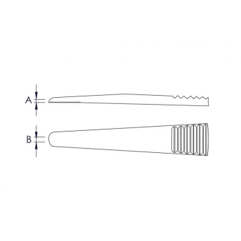 PĘSETA PROSTA 120MM