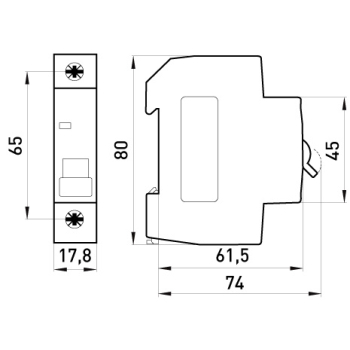 WYŁĄCZNIK NADPRĄDOWY MCB.PRO60 3P C25A 6KA
