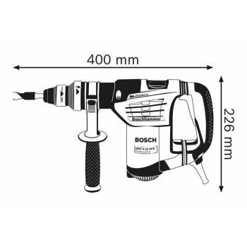 MŁOT UDAROWY OBROTOWY SDS+ GBH 4-32 DFR 900W SET+UCHWYT