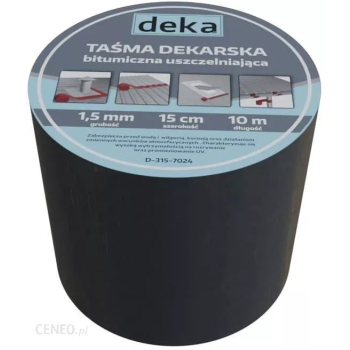 TAŚMA USZCZELNIAJĄCA DEKARSKA ALUBUTYL 15CM*10MB ANTRACYT
