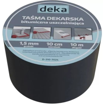 TAŚMA USZCZELNIAJĄCA DEKARSKA ALUBUTYL 10CM*10MB CEGLASTY