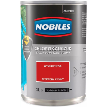 NOBILES EMALIA CHLOROKAUCZUKOWA CZERWONA JASNA 0.9L