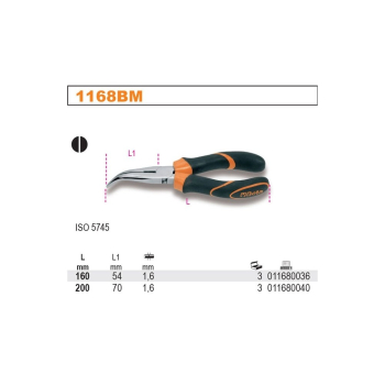 SZCZYPCE PÓŁOKRĄGŁE ODGIĘTE Q-TY BM160MM BLISTER