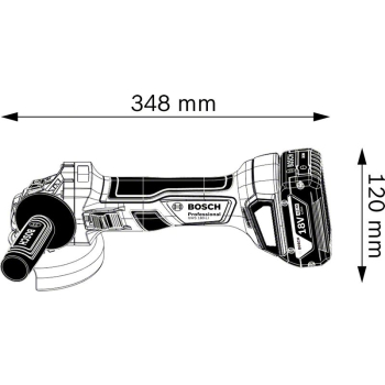 ZESTAW NARZĘDZI AKUM. GBH 180-LI + GWS 180-L1 2*4.0AH XLBOXX
