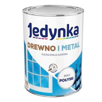 EMALIA ALKIDOWA DO DREWNA I METALU BIAŁA 0,9L