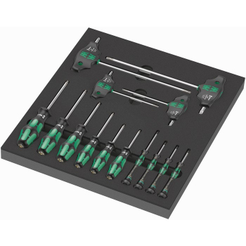 WKŁADKA PIANKOWA Z WKRĘTAKAMI DO ŚRUB I WKRĘTÓW TORX 14CZ,
