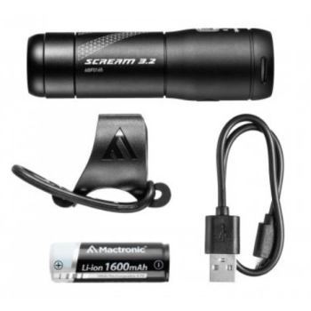 LAMPA ROWEROWA PRZEDNIA SCREAM 3.2 600LM ŁADOWALNA