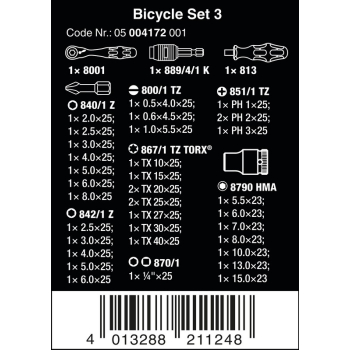 ZESTAW BITÓW BICYCLE SET 3, 41 CZĘŚĆ