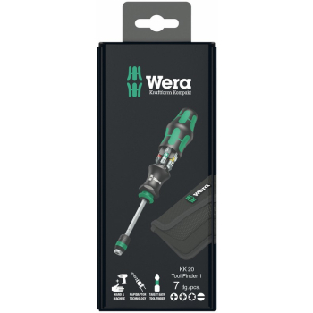 ZESTAW WKRĘTAKÓW KRAFTFORM KOMPAKT TOOL FINDER+ETUI, 7CZ