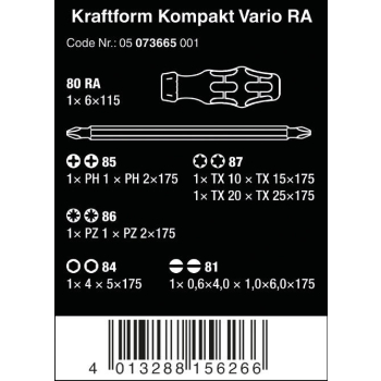 ZESTAW KRAFTFORM KOMPAKT VARIO RA SB, 7CZ.