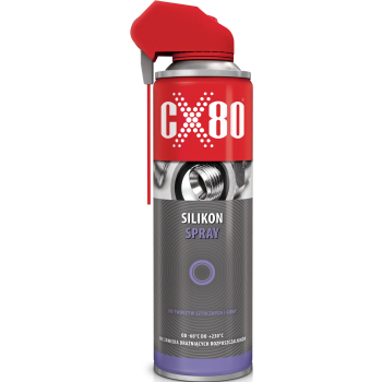 SILKON DO TWORZYW SZTUCZNYCH I GUMY DUO SPRAY NSF H1 500ML