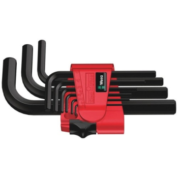ZESTAW KLUCZY TRZPIENIOWYCH 950/9 KRÓTKICH BLACK LASER,9SZT.