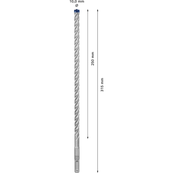 WIERTŁO DO MŁOTKÓW SDS+ 7X EXPERT 10*250/315MM